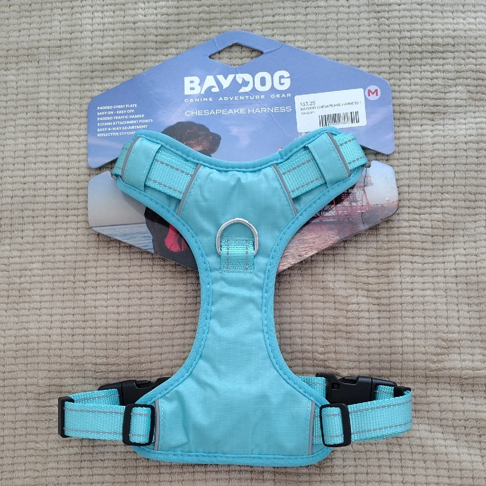 NWT Bay Dog‎ Chesapeake Harness Size M 3 Leash Points